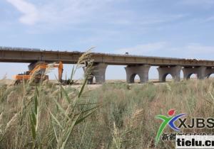 建設中的蘭新二線