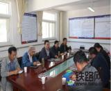 蘭州鐵路局金昌物流園建設指揮部領導一行人到中鐵二