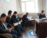 中鐵二十局四公司通讓二工區;領導班子緊鑼密鼓布復