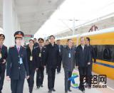 甘肅省委常委、副省長黃強到寶蘭客專站房I標項目天水