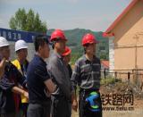 哈西鐵路建設指揮部到哈牡電氣化檢查工作