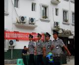 福泉市護路辦開展軍事匯報表演展示保安隊員英姿