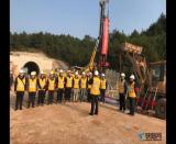 中鐵武漢電氣化局貴陽樞紐西南環站后工程開工