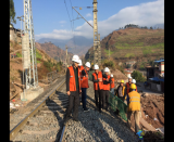 中鐵武漢電氣化局成都分公司檢查甘洛項目部安全生產