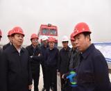 武漢鐵路局局長張千里蒞臨 中鐵三局鄭萬高鐵ZWZQ-2標