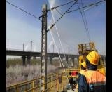 為電氣化鐵路接觸網(wǎng)“洗洗澡”