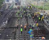 中鐵二十一局四公司大武口火車站14道改造工程順利完