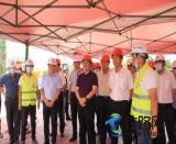 國鐵集團總經理王同軍到贛深鐵路施工現場調研