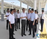 蘭州鐵路局局長王峰調研寶蘭客專天水南站 建設進展情