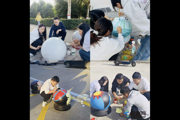 陜鐵院道橋與建筑學院開展“障礙球創(chuàng)意繪畫”慶祝建