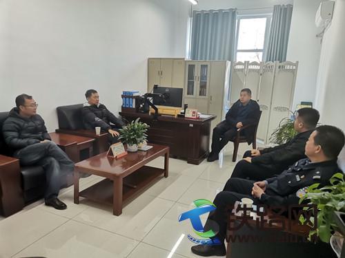 渭南市公安局經文保支隊到陜鐵院調研指導校園安全工