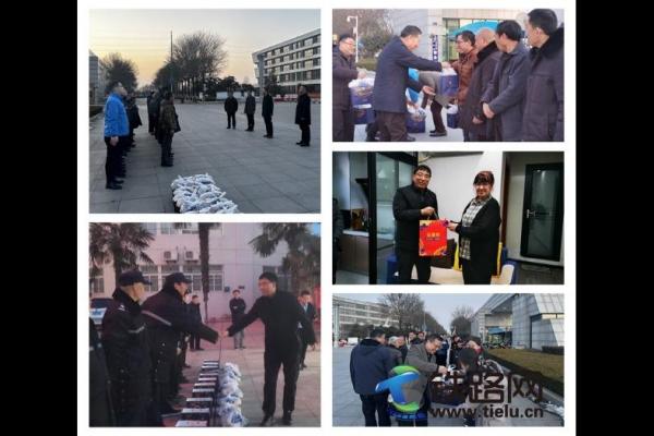 陜鐵院領導除夕走訪慰問值班工作人員