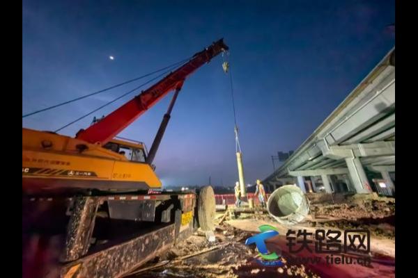 中鐵七局合武高鐵湖北段“咽喉”工程——塘埠口灄水