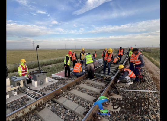 甘泉鐵路信號(hào)改造工程主體完工